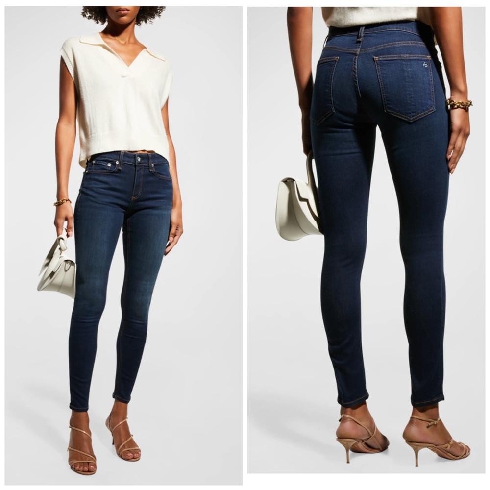 rag & bone Women's Cate Mid Rise‎ Ankle Skinny Jeans